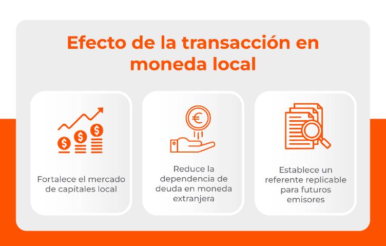 Efecto de la transacción en moneda lcoal