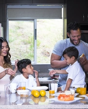 latin family home