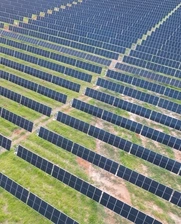 Nota de pie (imagen): Planta Solar Boa Sorte (438 MWp) de Atlas Renewable Energy localizada en Minas Gerais, Brasil. 