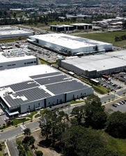 Aerial view of La Lima Industrial Park in Costa Rica