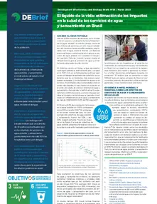 El líquido de la vida: estimación de los impactos en la salud de los servicios de agua y saneamiento en Brasil