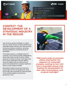 (Executive Summary) How New Technologies Are Transforming Energy in Latin America and the Caribbean