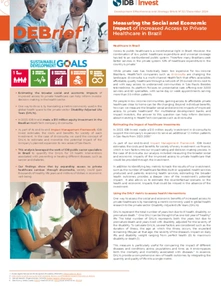 (DEBrief) Medición del impacto social y económico del mayor acceso a la atención médica privada en Brasil