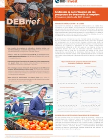 (DEBrief) Midiendo la contribución de los proyectos de desarrollo al empleo: El marco piloto de BID Invest