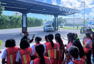 Participants of Mi Ruta program in Miches, Dominican Republic.