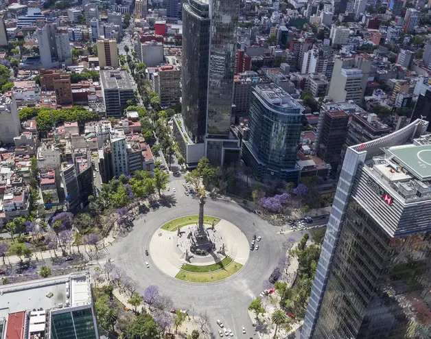 Panoramic picture of Mexico City