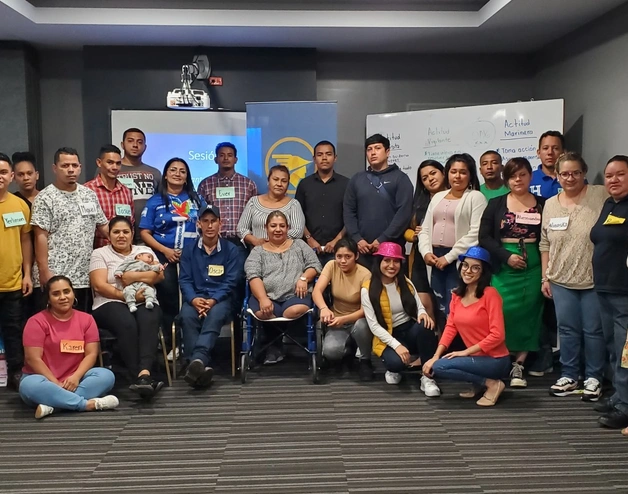 A workshop with local SMEs in Tegicugalpa