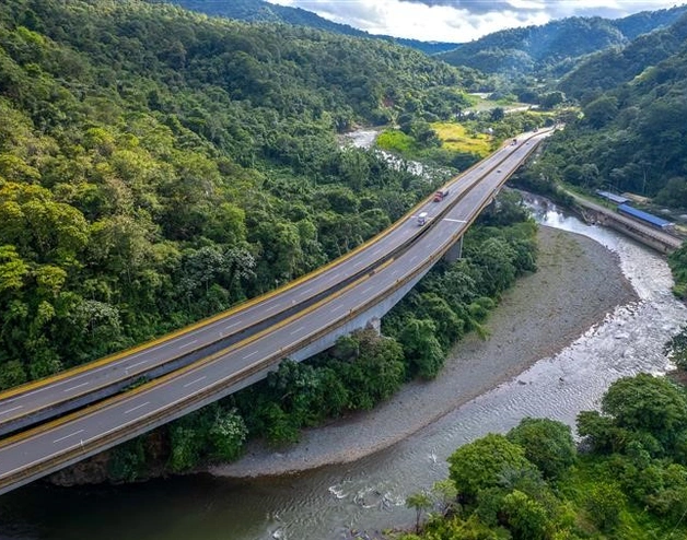 road in Colombia