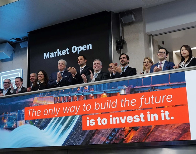 We rang the opening bell in London to mark a milestone: our first Social Benchmark Bond issued in pounds sterling on the London Stock Exchange.