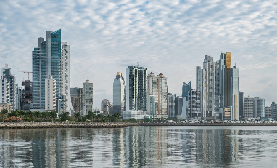 Skyline view of downtown Panama City, Panama