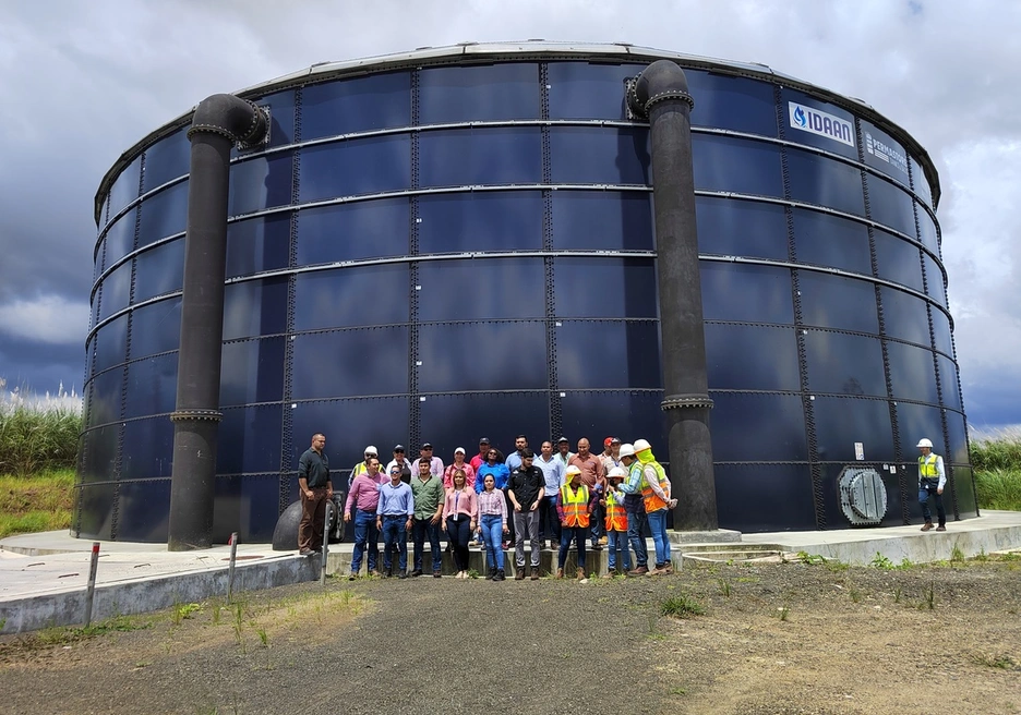 Water tank in Panama