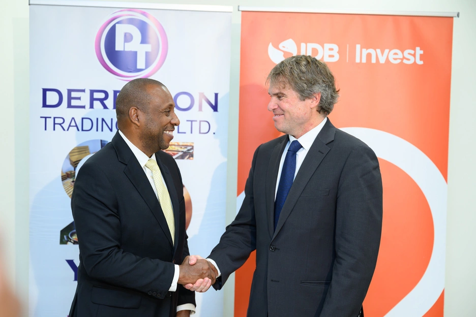 two men shaking hands