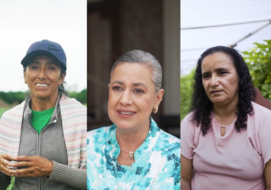 Mujeres beneficiarias de proyectos financiados por BID Invest